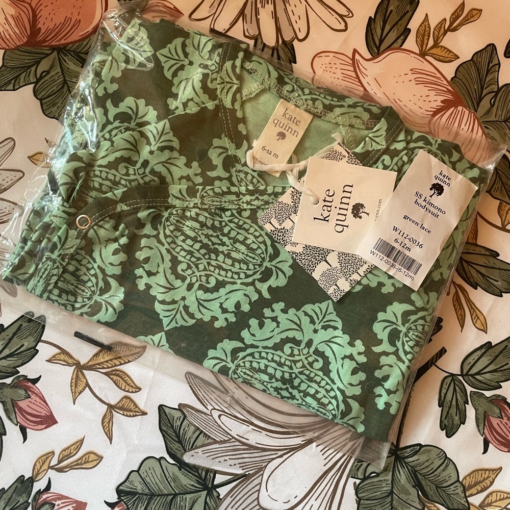 NWT KATE QUINN KIMONO BODYSUIT 6-12